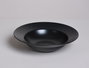 Hermia Plato de Servicio de Gres Cerámico Negro 26x26x8 cm